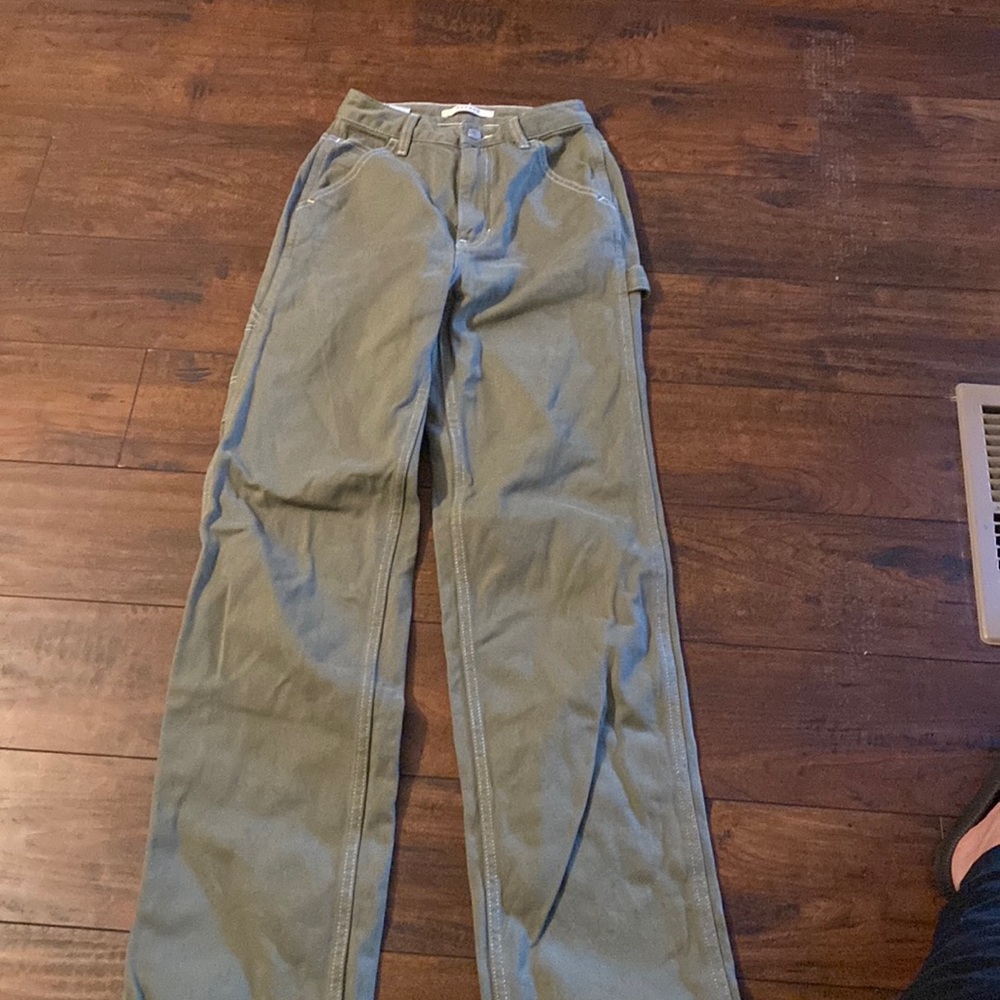 PACSUN 90’s BF Carpenter Olive Green Jeans